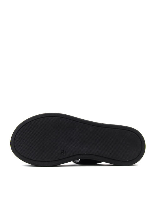 Γυναικεία Σανδάλια Flatforms Μαύρα