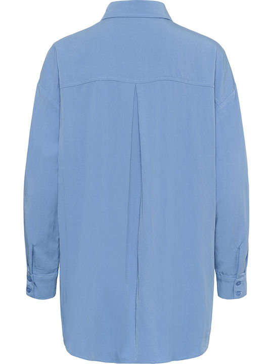 Long Sleeve Women's Shirt Blue