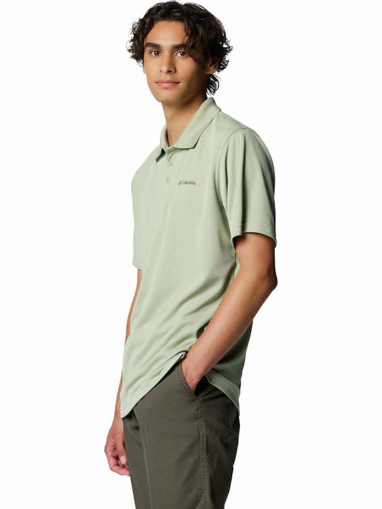 Polo Bluza Cu Mâneci Scurte Verde