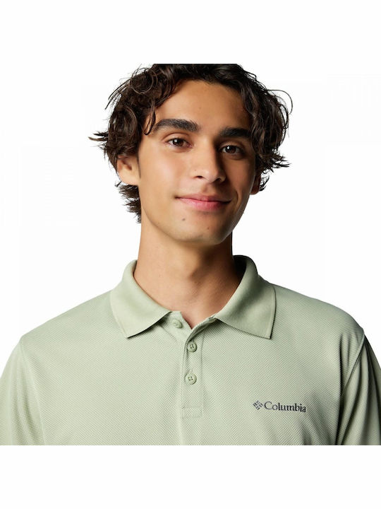 Polo Bluza Cu Mâneci Scurte Verde