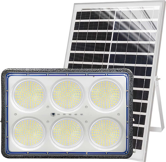 Avizar Led Solar Floodlight 19w 20w Solar Panel Automatic Detection Grey