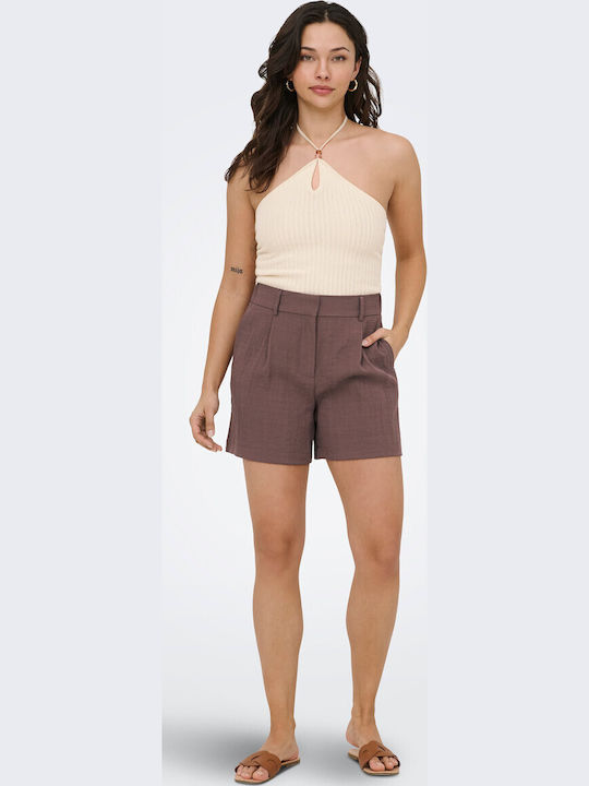 Zoey Γυναικεία Μπλούζα Βαμβακερή Αμάνικη Light Beige
