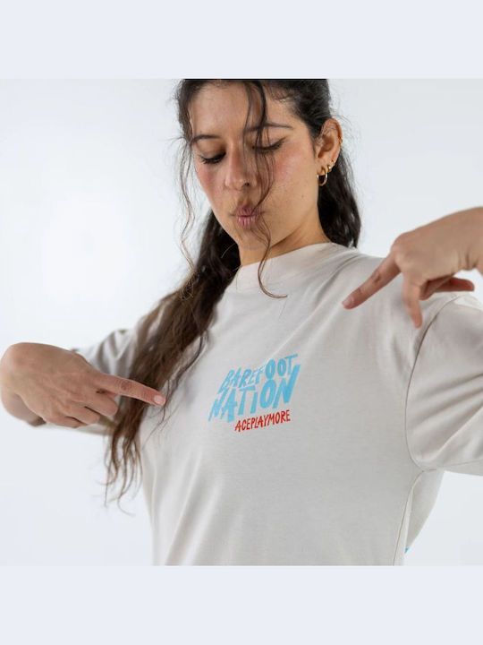 Damen Oversized T-Shirt Weiß