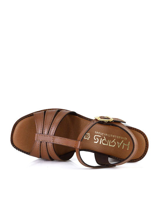 Leather Tabac Brown Sandals