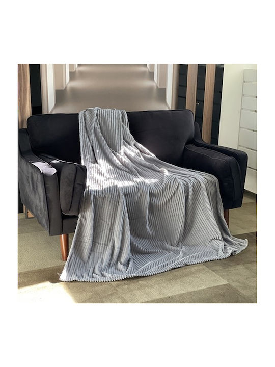 Elektrische Gitarren Decke Pelzig Einzeln 160x200cm Gray