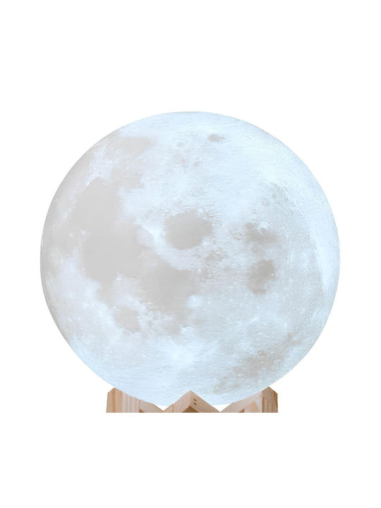 Techkidz Children's Nightlight Moon Trip Model White Blue