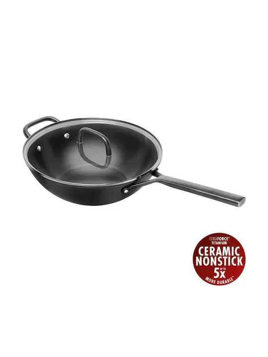 Zwilling J.A. Henckels Milano Wok από Αλουμίνιο με Καπάκι 30cm