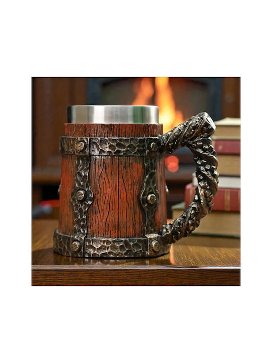 Glass Beer / Cocktail/Drinking / Water / Coffee/Freddo from Inox Steel in Brown Color ac10031