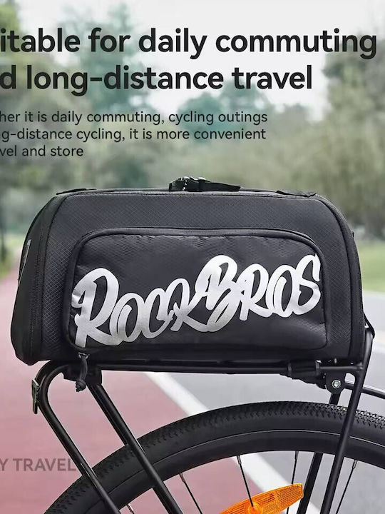 Rockbros Bicycle Rack Bag 11.6l Black