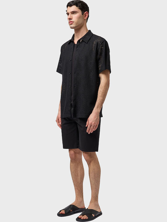 Κοντομάνικο Πουκάμισο Black