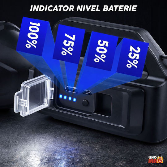 Linomag Făclie LED Reîncărcabilă IP65 cu Luminozitate Maximă 1200lm