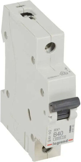 Single-pole Automatic Circuit Breaker Rx-mcb 1p B 40a 6ka Lgr 419140 Legrand