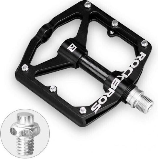 Rockbros Fahrradpedale Plattform Schwarz