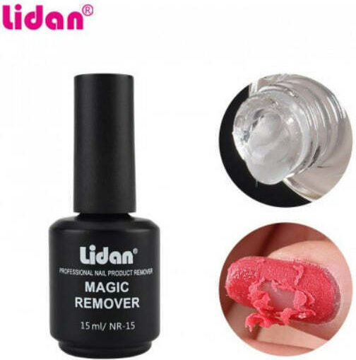 Fast Gel Magic Remover Magic Crack Nail Polish Remover Lidan 15 Ml