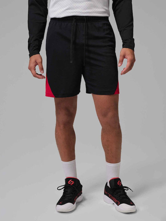 Jordan Спортна Мъжка Бермуда Dri-Fit Черно Червено