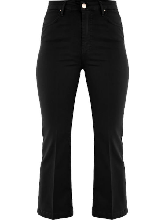 Pantaloni Dama Din Țesătură Negru