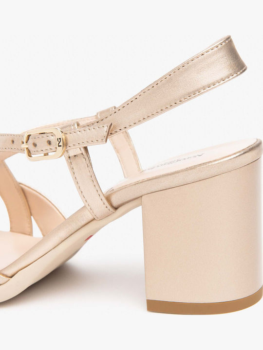 Leder Damen Sandalen Braun