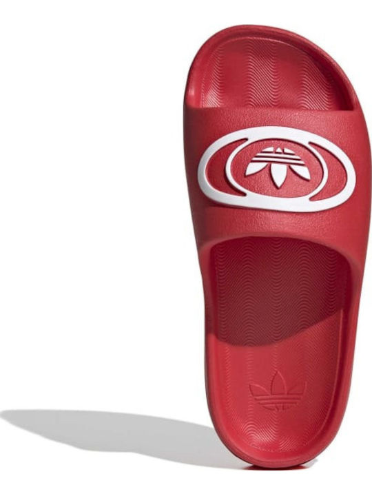 Adilette Slides σε Κόκκινο Χρώμα