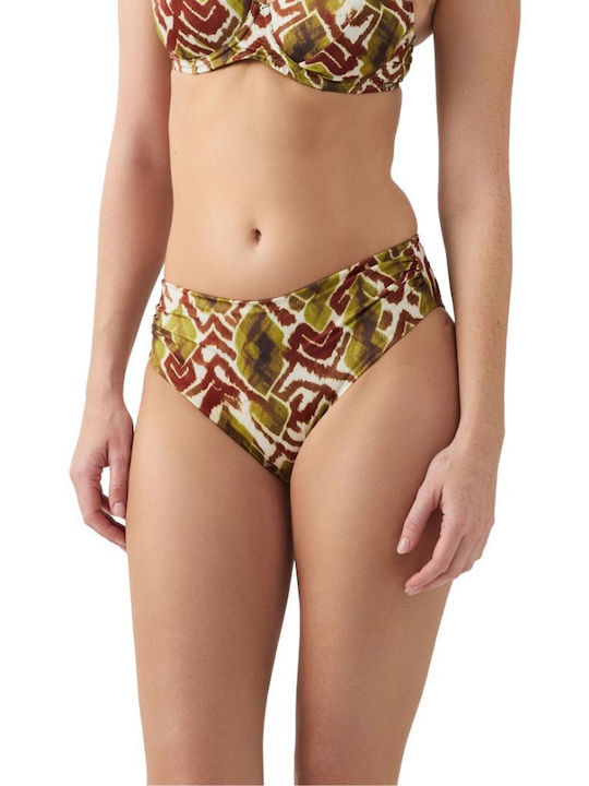 Bikinihosen Slip Khaki
