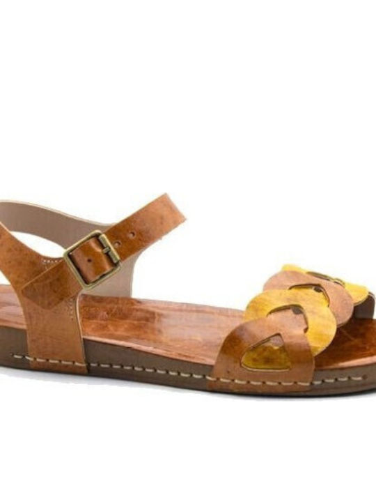 Women's Flat Sandals Brown