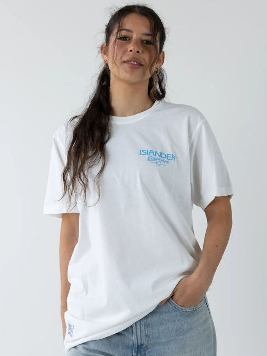 Damen T-shirt Weiß