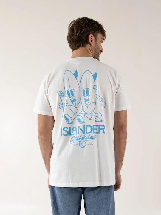 Damen T-shirt Weiß