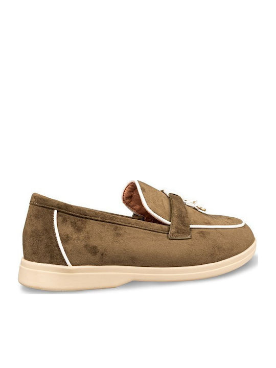 Γυναικεία Loafers σε Πράσινο Χρώμα