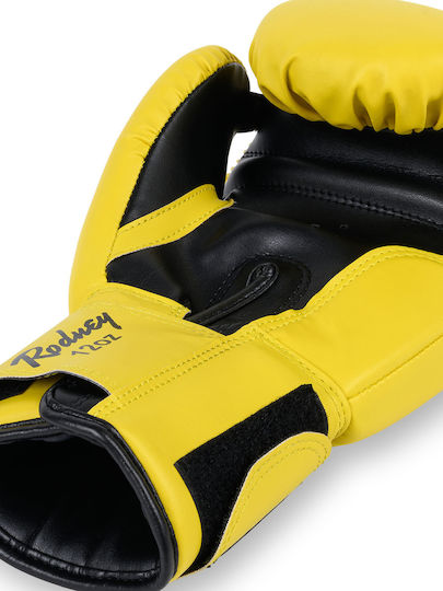 Benlee Rodney Boxhandschuhe aus Kunstleder für Wettkampfhandschuhe Gelbe