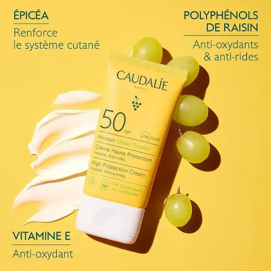Caudalie Vinosun Cremă Solară de Față SPF50 50ml