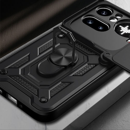 Set Autocolante Protecție Cameră Inel Magnetic Compatibil Suport Mașină Huse Telefoane Nimic Telefon (4a) Pro Negru