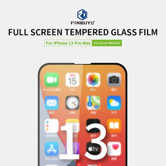 Pinwuyo Закалено Стъкло За Цялото Лице (iPhone 13 Pro Max)