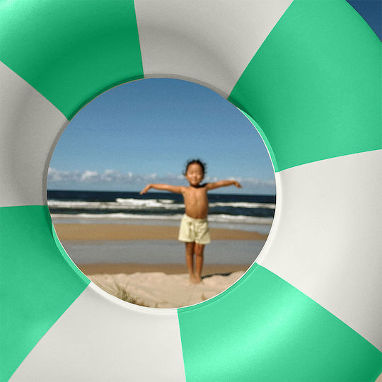 Sunnylife Saltea Gonflabilă Pentru Plajă Verde 58x58cm