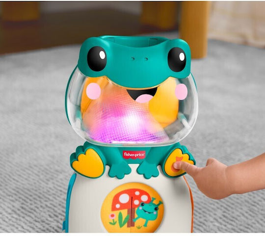 Fisher Price Frog Ball Pop Ball with Lights and Sounds for 6+ Months