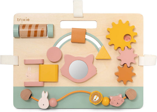 Trixie Baby Activity Toy Mrs Wooden with Sounds for 6+ Months