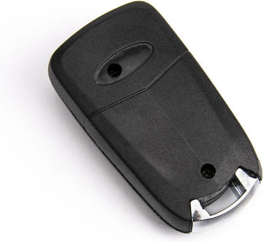 Techstar Autoschlüssel Schutzhülle Umrüstset Klappbar Kompatibilität Ford Focus Mondeo Fiesta Transit 3 Tasten Hu101 Klinge Schwarz – Ohne Elektronik