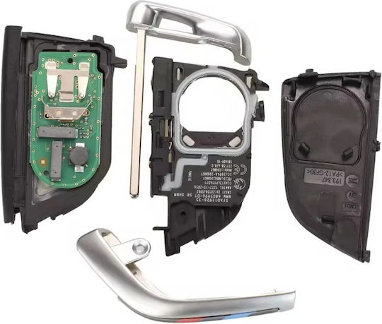 Techstar Cheie Auto Programabilă Compatibilă Bmw Seria 1 2 3 4 5 6 7 X3 X4 X5 X6 M2 M3 M4 433 Mhz Id49 7945 Upgrade La Generația G 3 Butoane