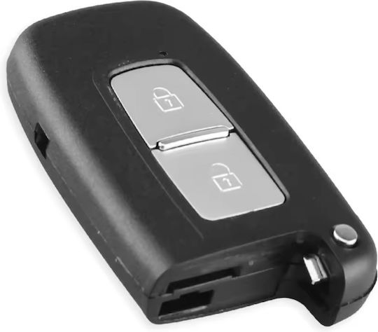 Techstar Husa Pliabilă Pentru Chei Auto Compatibilă Hyundai Sonata Azera Genesis Coupe Ix35 I30 I45 Kia Forte Sportage K2 K5 2 Butoane Hyn14 Lamă Stângă Fără Electronică