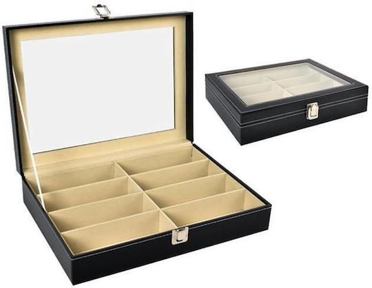 Glasses Storage Case 34 X 24.5 X 7.5 Cm Black