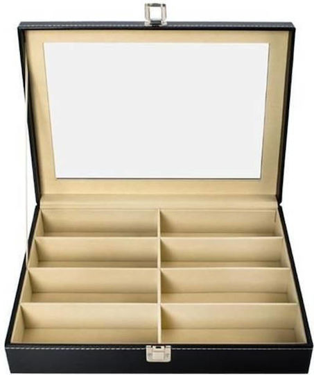 Glasses Storage Case 34 X 24.5 X 7.5 Cm Black