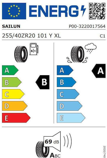 Sailun Atrezzo-zsr2 Sommerreifen 255/40r20 101Y
