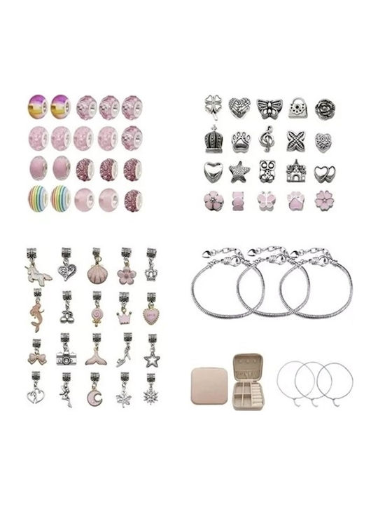 Set De Creare Bijuterii 66 Piese Brățară Colier Multicolor