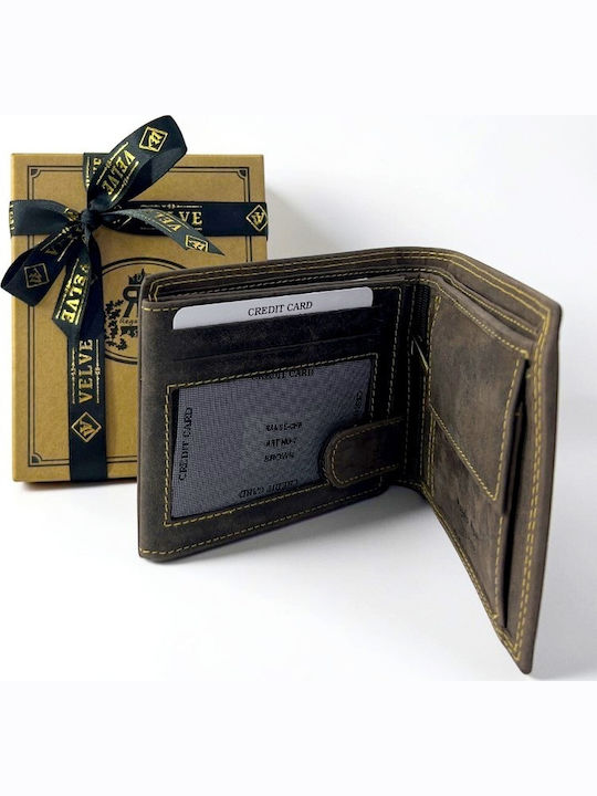 Leder Herrenbrieftasche Braun