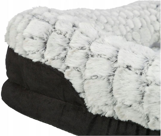 Lino Vital Bed Dog Cat Black Grey 110 × 75 Cm