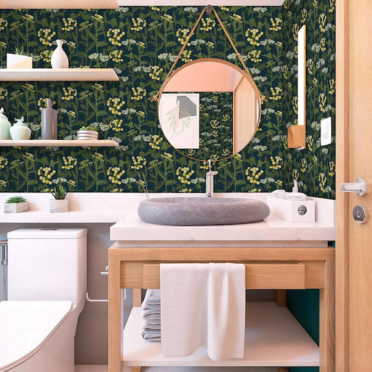 Self-Adhesive Gray Vinyl Wall Wallpaper 300x40cm