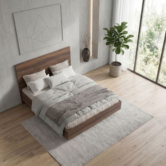 Oryana Bett Übergröße Holz Nussbaum Für Matratze 160x200cm GP009-0263
