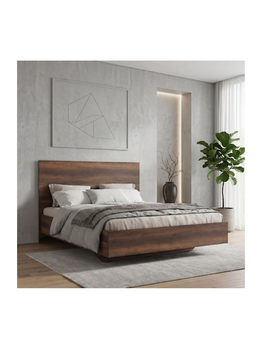 Oryana Bett Übergröße Holz Nussbaum Für Matratze 160x200cm GP009-0263