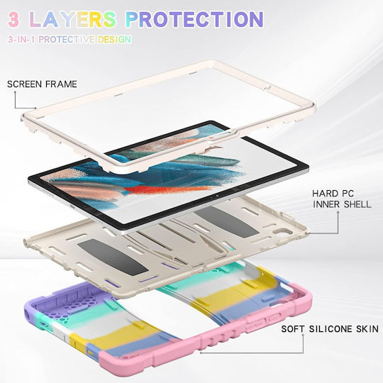Калъф Samsung Galaxy Tab A7 10.4" T500/t505 Стойка Многоцветен