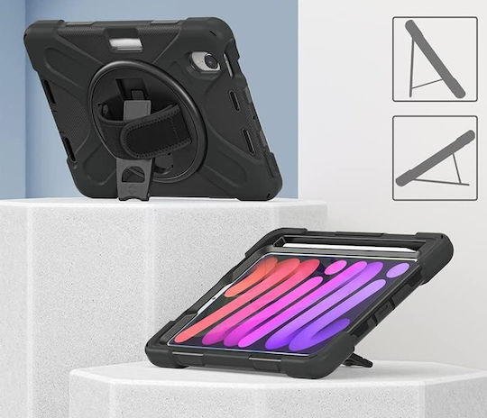 Umschlag Rückseite Rotierende Dauerhafte Für Kinder Schwarz Für iPad Mini 6