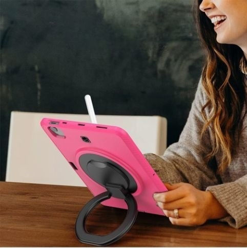Flip Cover Περιστρεφόμενη Ανθεκτική Ροζ (iPad Pro 11)