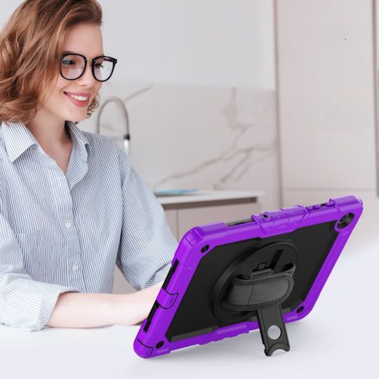 Umschlag Rückseite Rotierende Dauerhafte Lila (Samsung Galaxy Tab A7 T500)